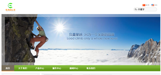 网站设计开发：深圳亿格尔打印耗材公司