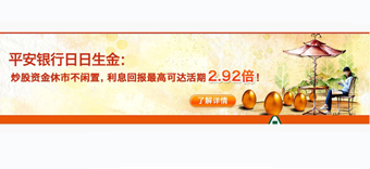 年度活动专题：网络广告设计案例——中国平安年度服务2010一季度