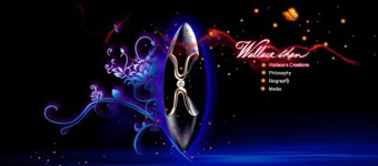 网站设计开发：珠宝艺术家Wallace Chan网站设计